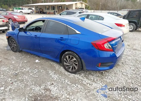 2018 Honda Civic Ex from USA, damaged, VIN 2HGFC2F75JH566249